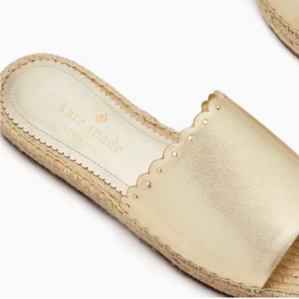Kate Spade New York Giovanna Espadrille Flats in Gold
